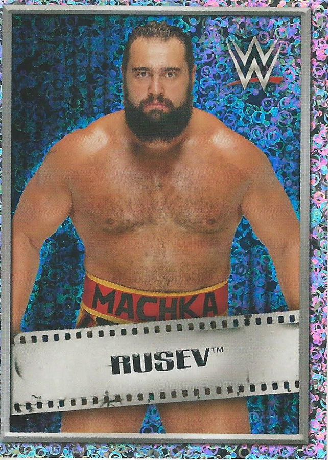 WWE Topps 2018 Stickers Rusev Foil #169