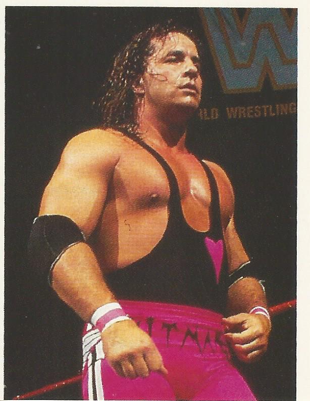 WWF Merlin Stickers 1991 Bret Hart #169