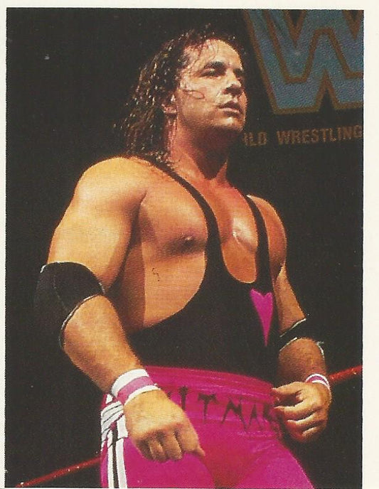 WWF Merlin Stickers 1991 Bret Hart #169