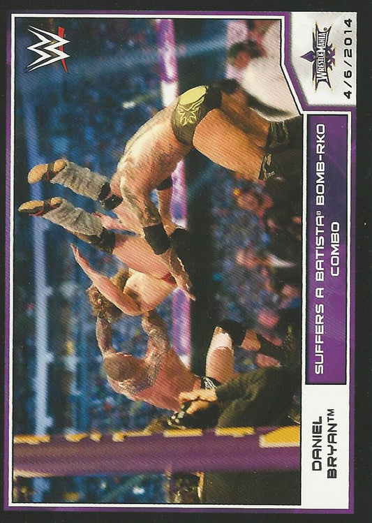 WWE Topps Road to Wrestlemania 2014 Batista and Randy Orton #109