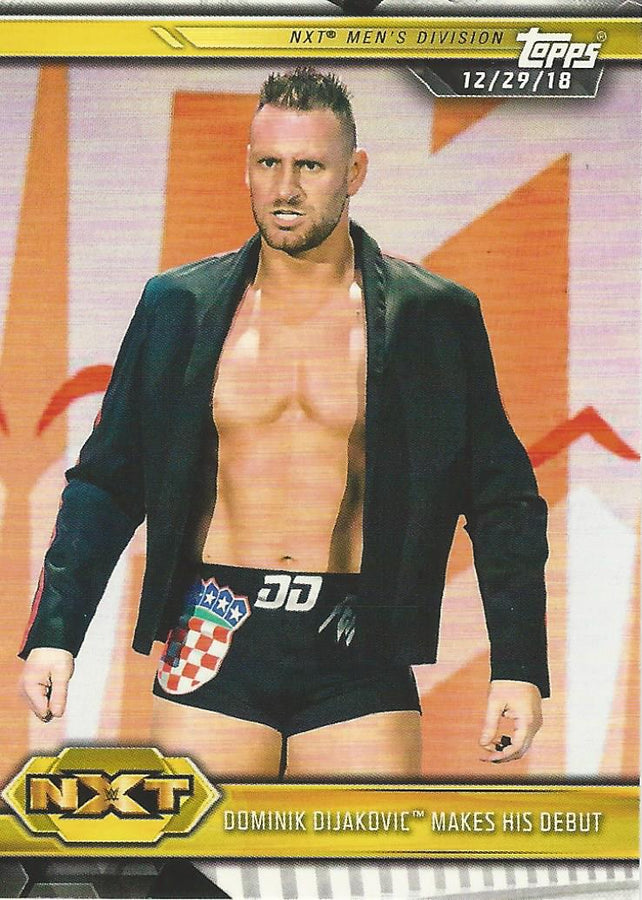 WWE Topps NXT 2019 Dominik Dijakovic #69