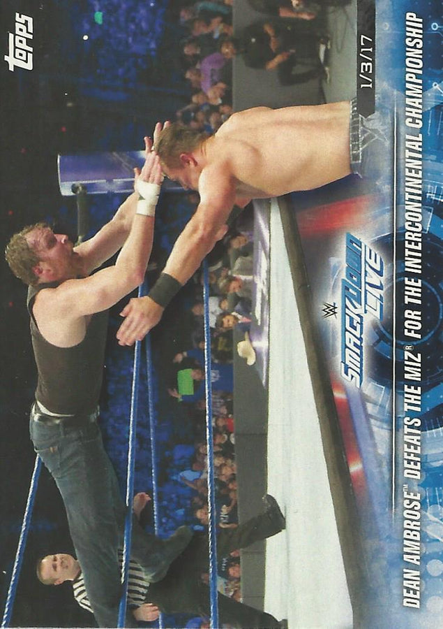 WWE Topps Road to Wrestlemania 2018 Dean Ambrose #69
