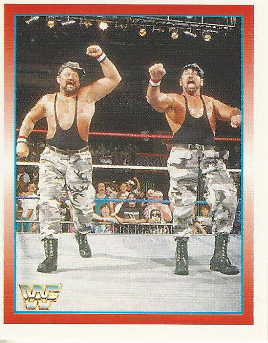 WWF Merlin Stickers 1995 Bushwhackers #169