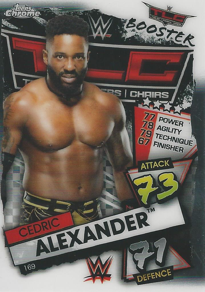 WWE Topps Slam Attax Chrome 2021 Cedric Alexander #169