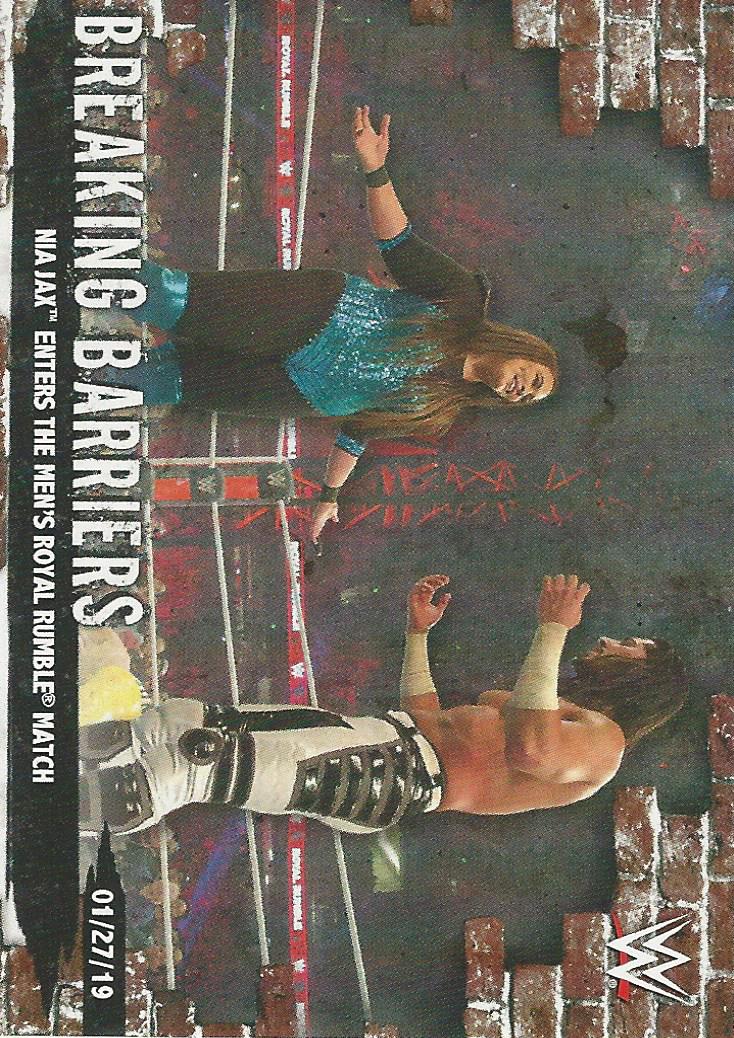 WWE Topps Women Division 2020 Nia Jax BB-9 trading card PW Catalog