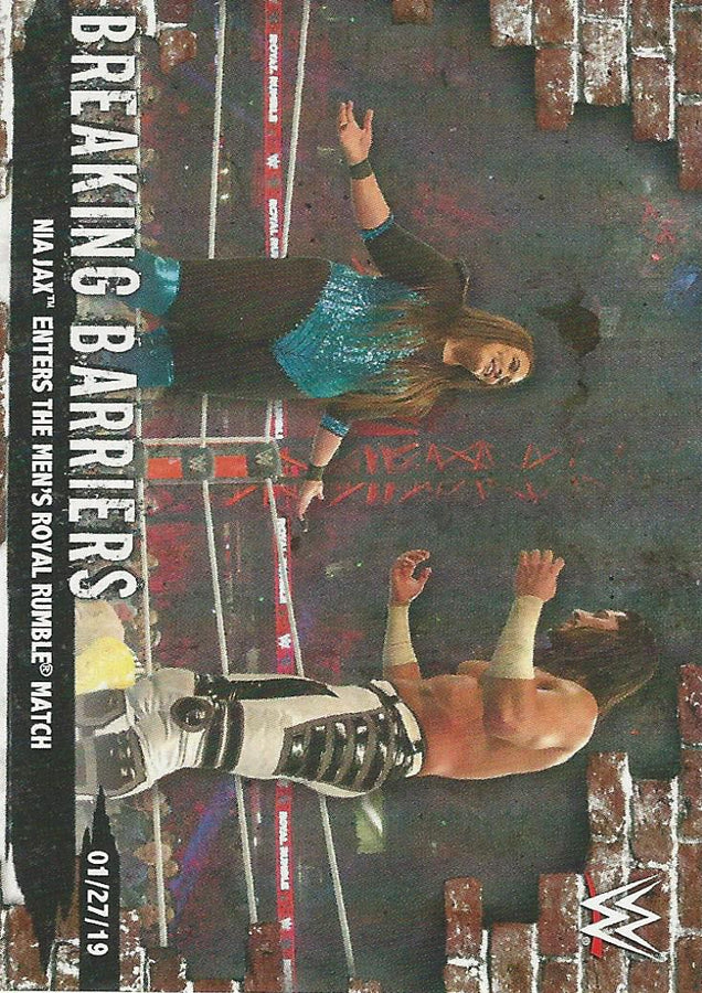 WWE Topps Women Division 2020 Nia Jax BB-9 trading card PW Catalog