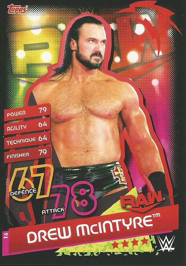 WWE Topps Slam Attax Reloaded 2020 Drew McIntyre #16