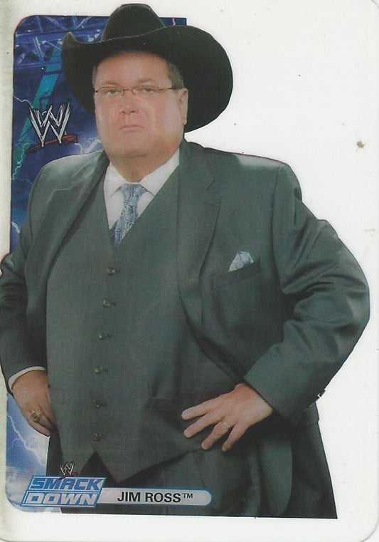 WWE Edibas Lamincards 2008 Jim Ross #16