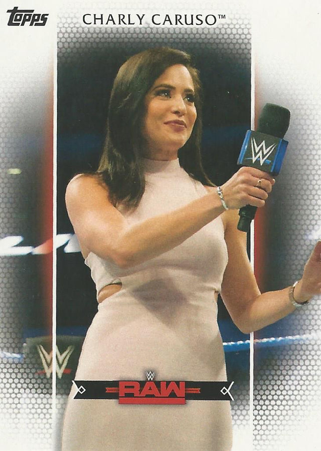 WWE Topps Women Division 2017 Charly Caruso R16 trading card PW Catalog