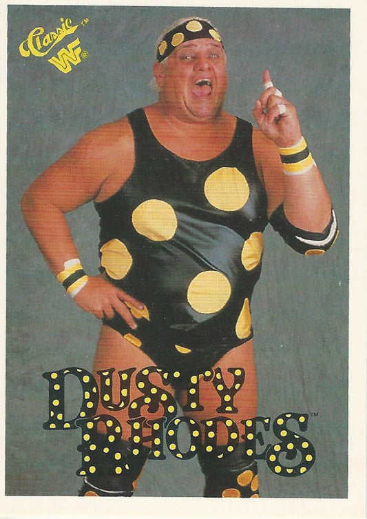 WWF Classic Trading Cards 1990 Dusty Rhodes No.16 trading card PW Catalog
