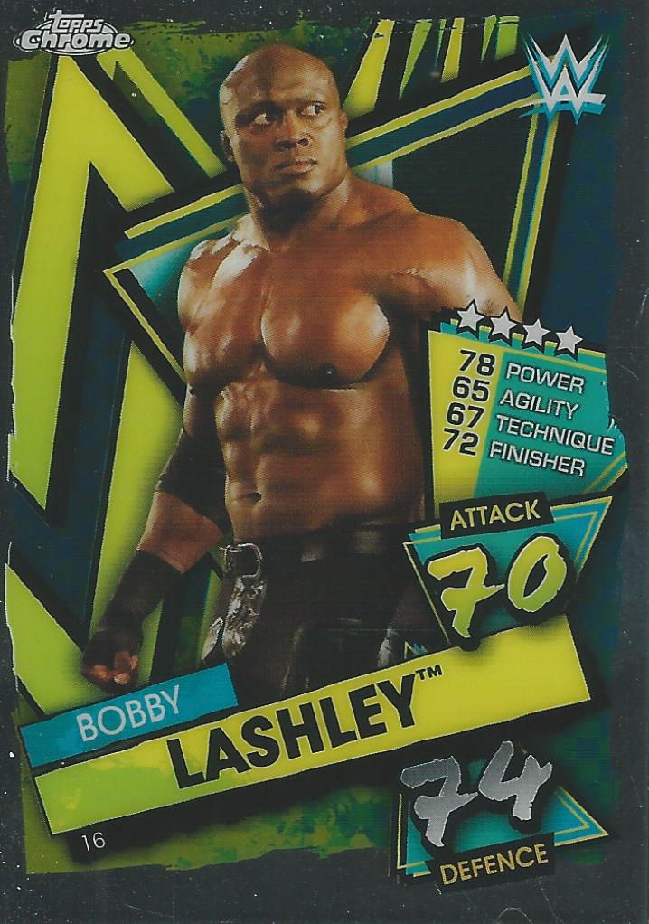 WWE Topps Slam Attax Chrome 2021 Bobby Lashley #16