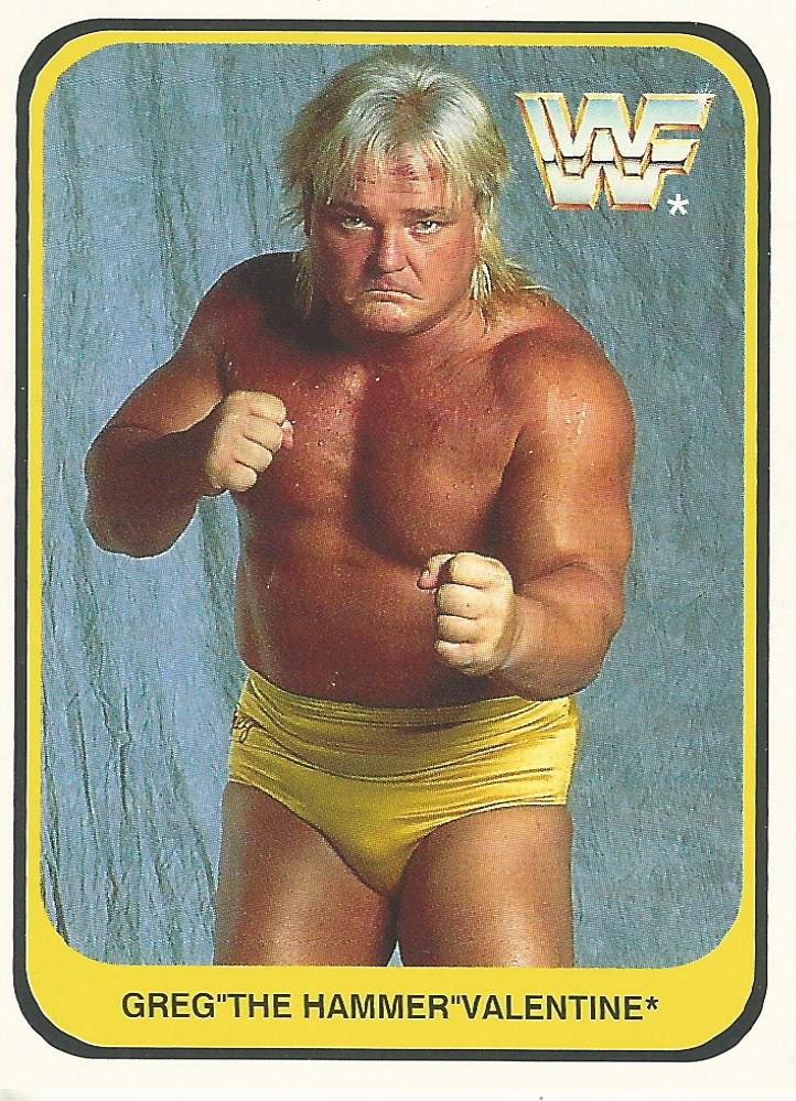 WWF Merlin 1991 Greg Valentine #16