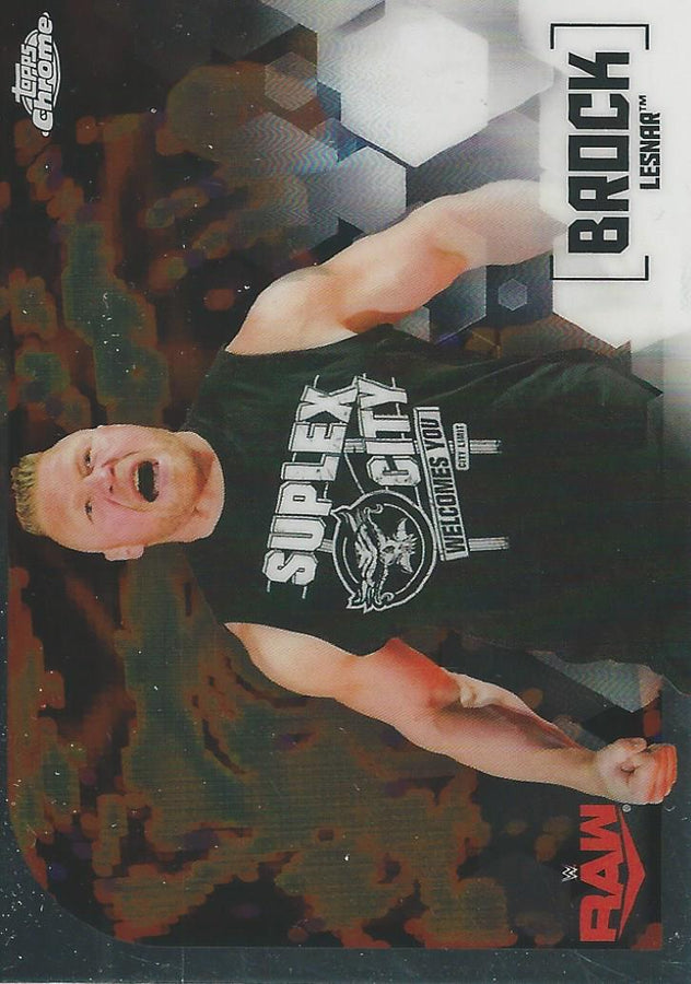 WWE Topps Chrome 2020 Brock Lesnar #16