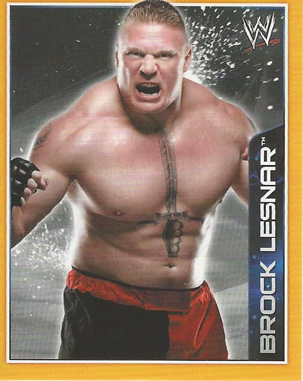WWE Topps A-Z Sticker Collection 2014 Brock Lesnar #16