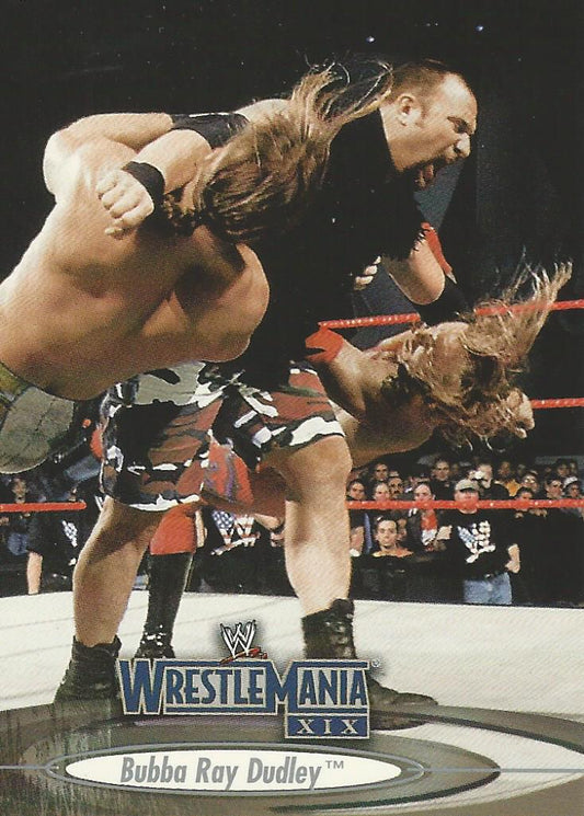 WWE Fleer Wrestlemania XIX 2003 Bubba Ray Dudley #16