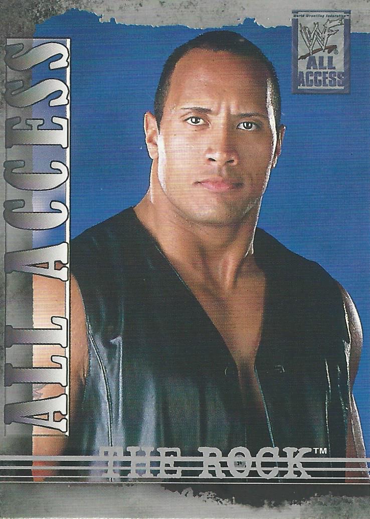 WWF Fleer All Access 2002 The Rock #16