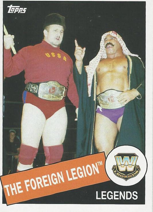 WWE Topps Heritage 2015 Iron Sheik and Nikolai Volkoff #16