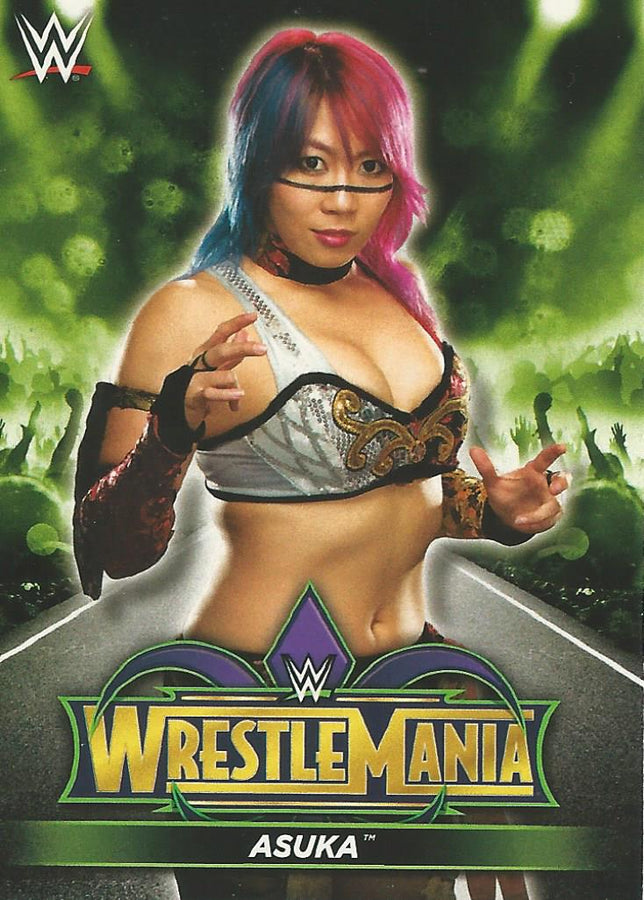 WWE Topps Road to Wrestlemania 2018 Asuka R16 trading card PW Catalog