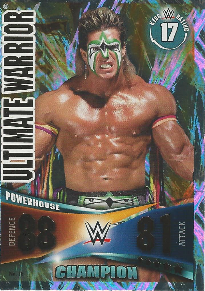 WWE Topps Slam Attax Rivals 2014 Ultimate Warrior Champion #16