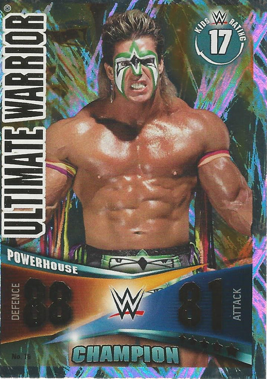 WWE Topps Slam Attax Rivals 2014 Ultimate Warrior Champion #16