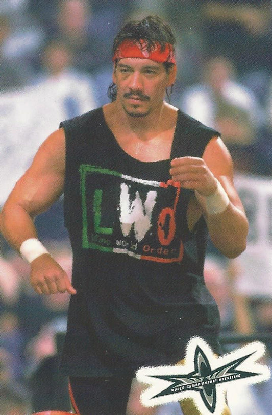 WCW Crazy Planet Stickers 1999 Eddie Guerrero trading card PW Catalog