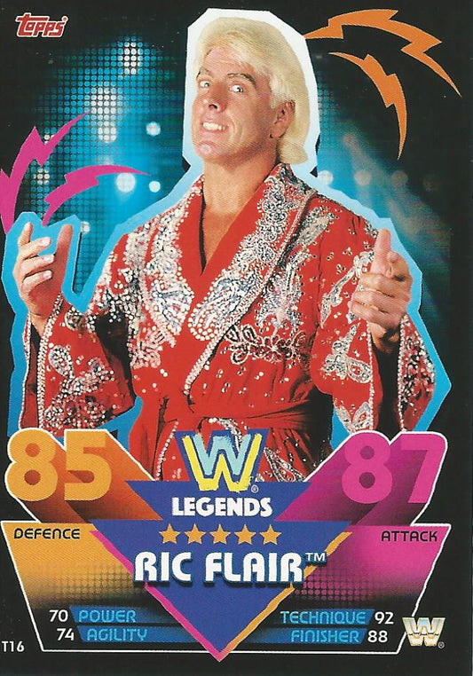 WWE Topps Slam Attax Reloaded 2020 Ric Flair T16 trading card PW Catalog
