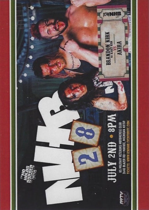 NHB28 – Brandon Kirk W/ Kasey Kirk vs Akira trading card PW Catalog