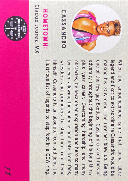 “La Diva de Juarez” Cassandro trading card PW Catalog