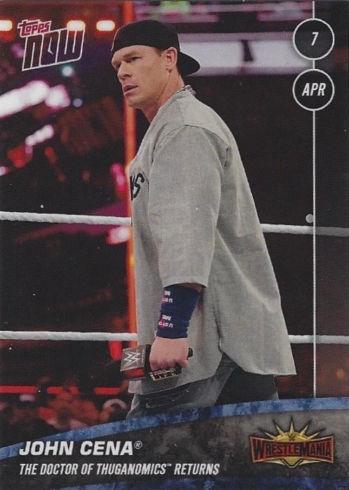 John Cena the Doctor of Thuganomics Returns trading card PW Catalog