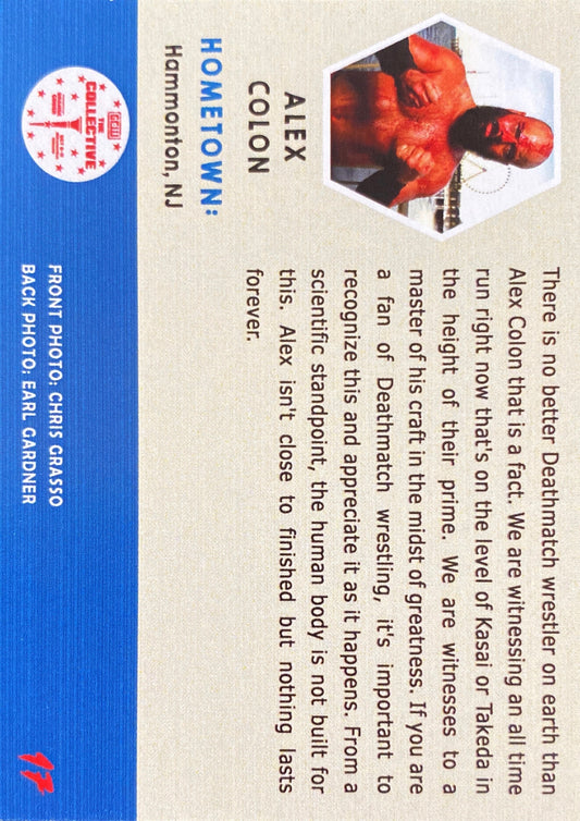 “Best of the Best” Alex Colon trading card PW Catalog