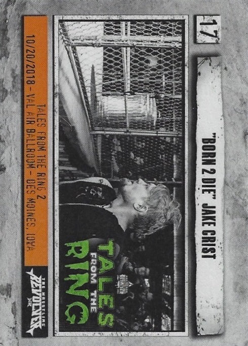 “Born 2 DIE” Jake Crist trading card PW Catalog