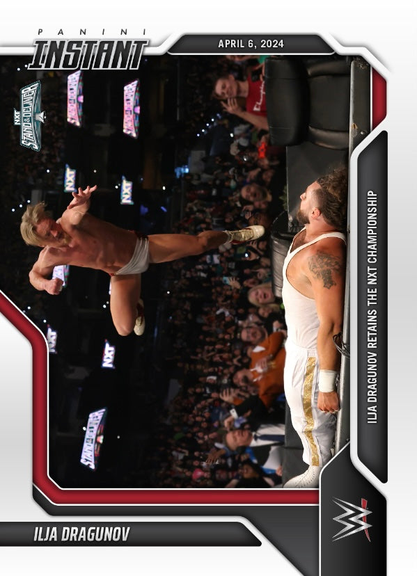 Ilja Dragunov – Ilja Dragunov Retains the NXT Championship trading card PW Catalog