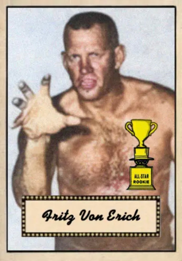 Fritz VON Erich trading card PW Catalog