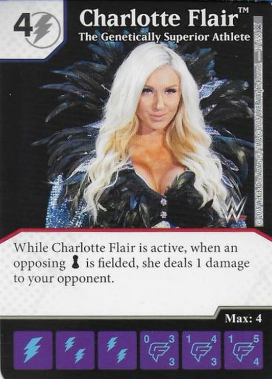 Charlotte Flair – the Genetically Superior Athlete trading card PW Catalog