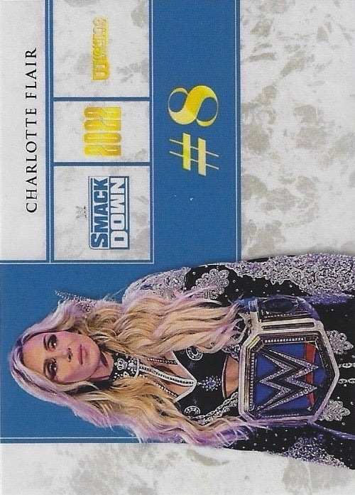 Charlotte Flair trading card PW Catalog