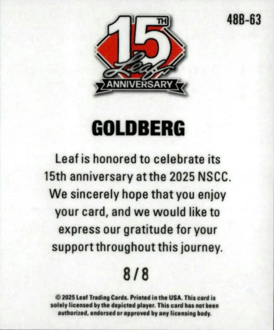 Goldberg trading card PW Catalog