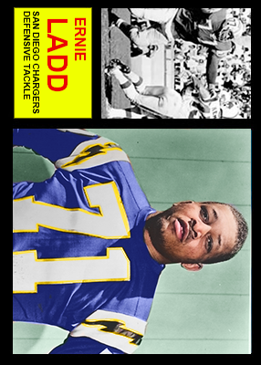 Ernie Ladd – SAN Diego Chargers trading card PW Catalog