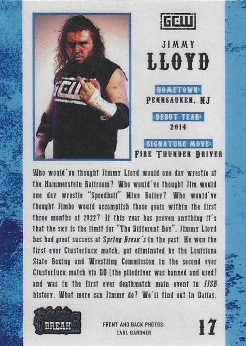 “The Different Boy” Jimmy Lloyd