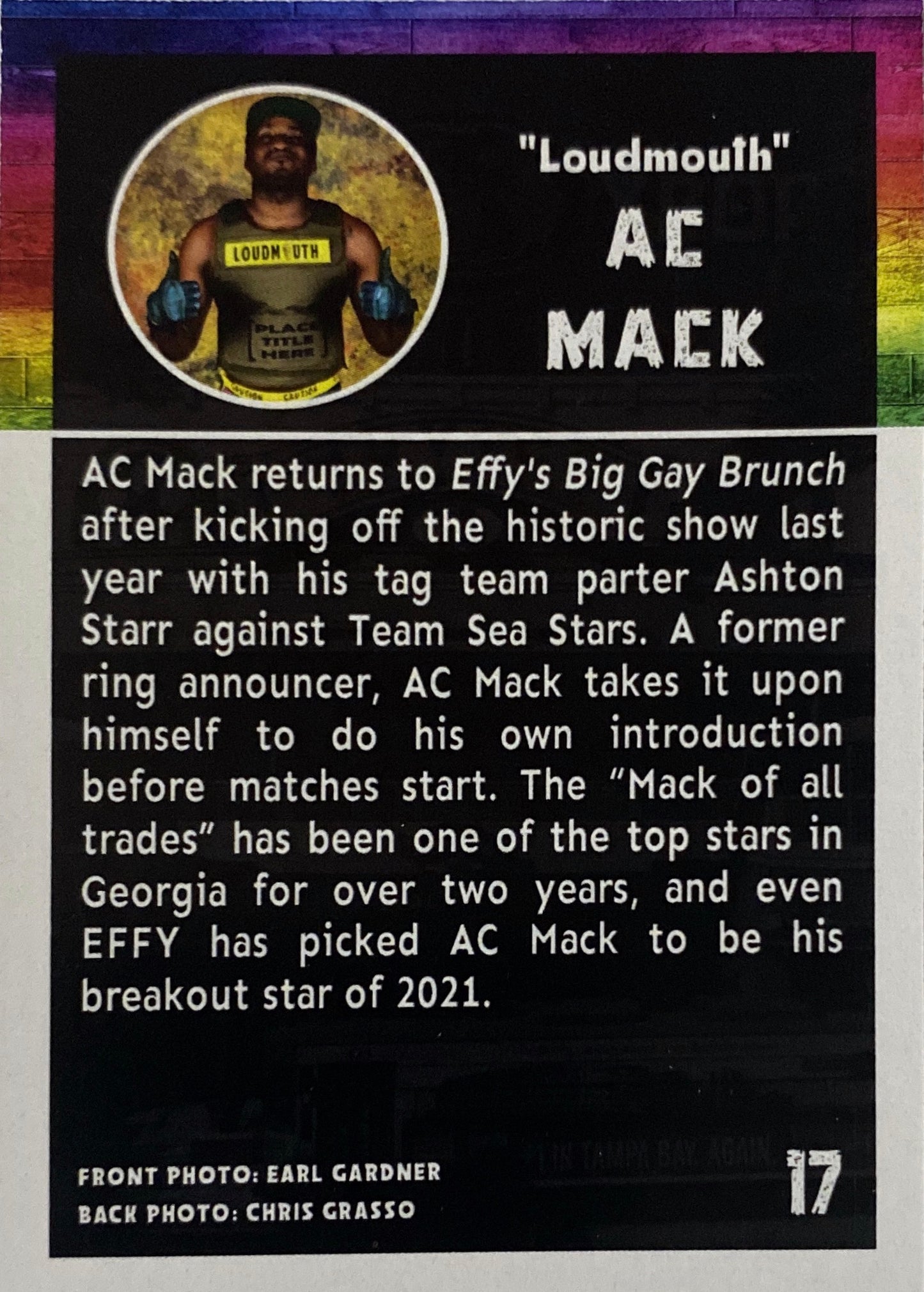“Loudmouth” AC Mack