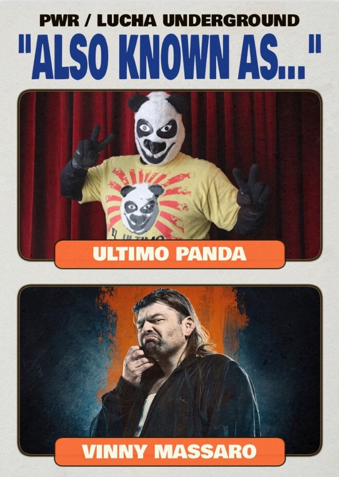 Ultimo Panda / Vinny Massaro trading card PW Catalog