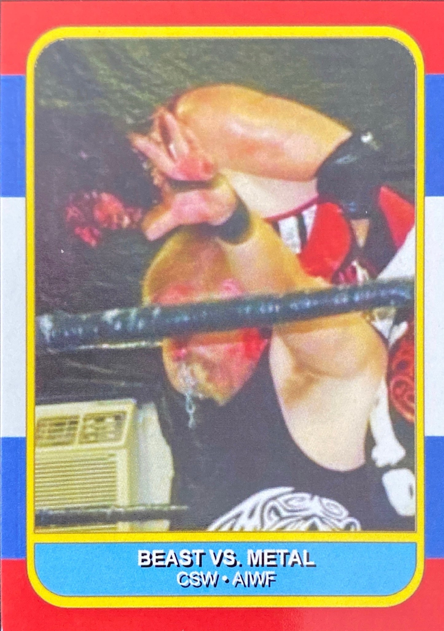 Beast vs. Metal trading card PW Catalog
