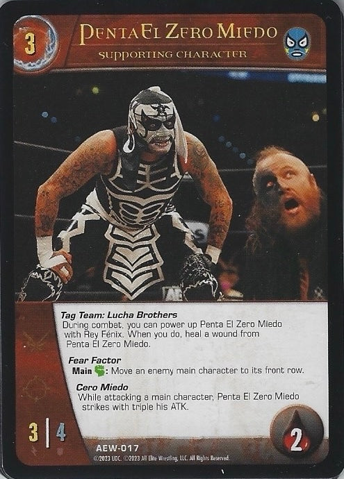 Penta el Zero Miedo trading card PW Catalog