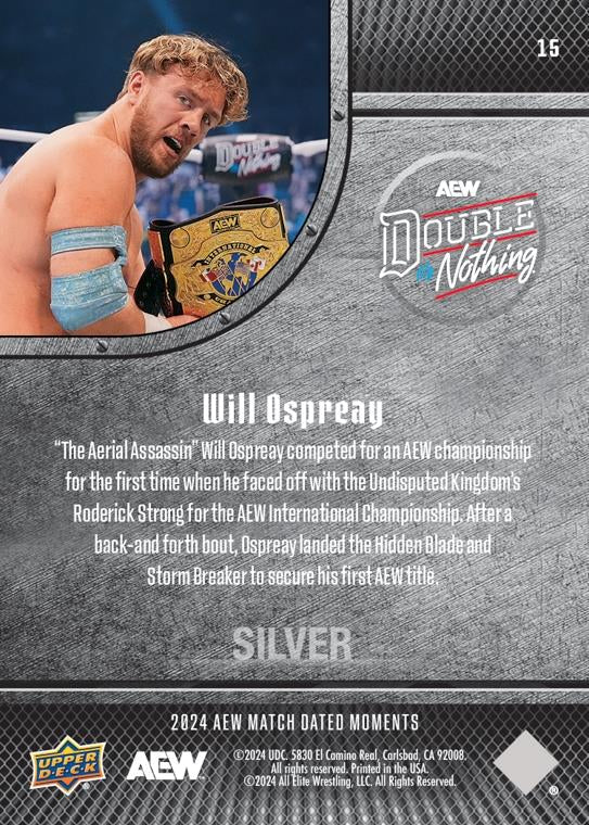 Will Ospreay – Will Ospreay Defeats Roderick Strong in HIS First Chance to Compete for AEW Gold