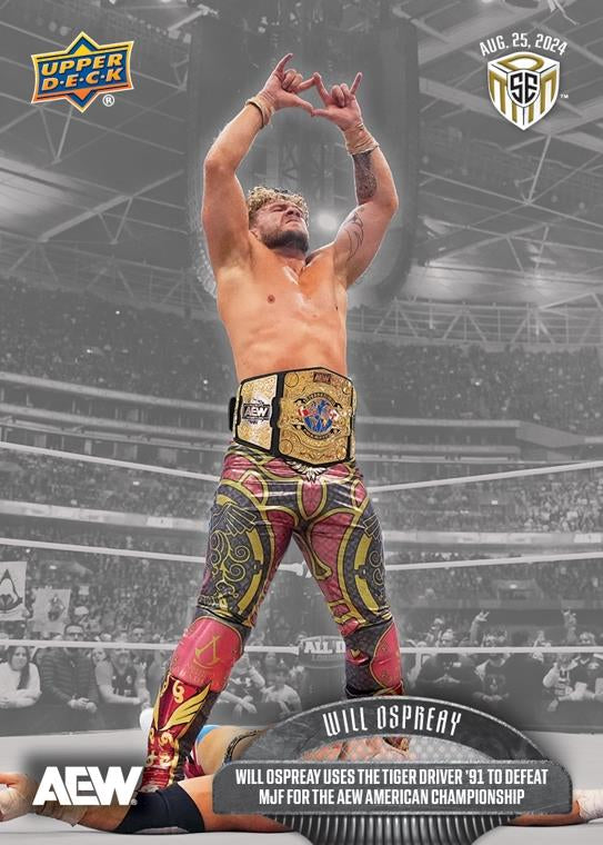 Will Ospreay – Will Ospreay Uses the Tiger Driver ’91 to Defeat MJF for the AEW American Championship