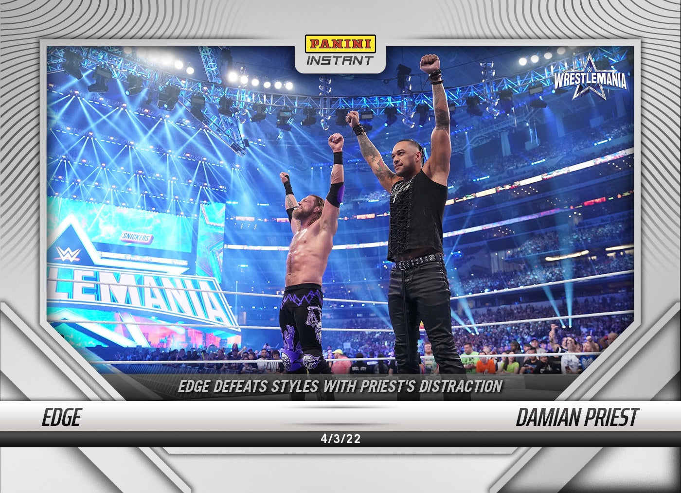 Edge / Damian Priest – Edge Defeats Styles With Priest’s Distraction