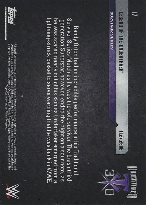 11.27.2005 – “the Dead Has Risen” trading card PW Catalog