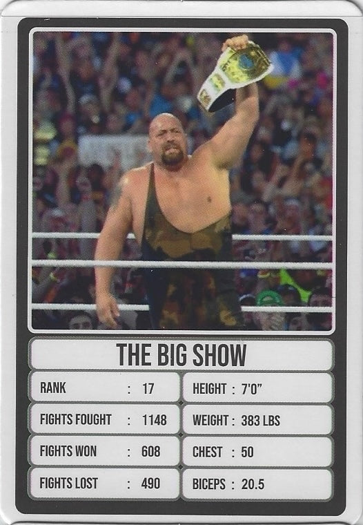 The Big Show trading card PW Catalog