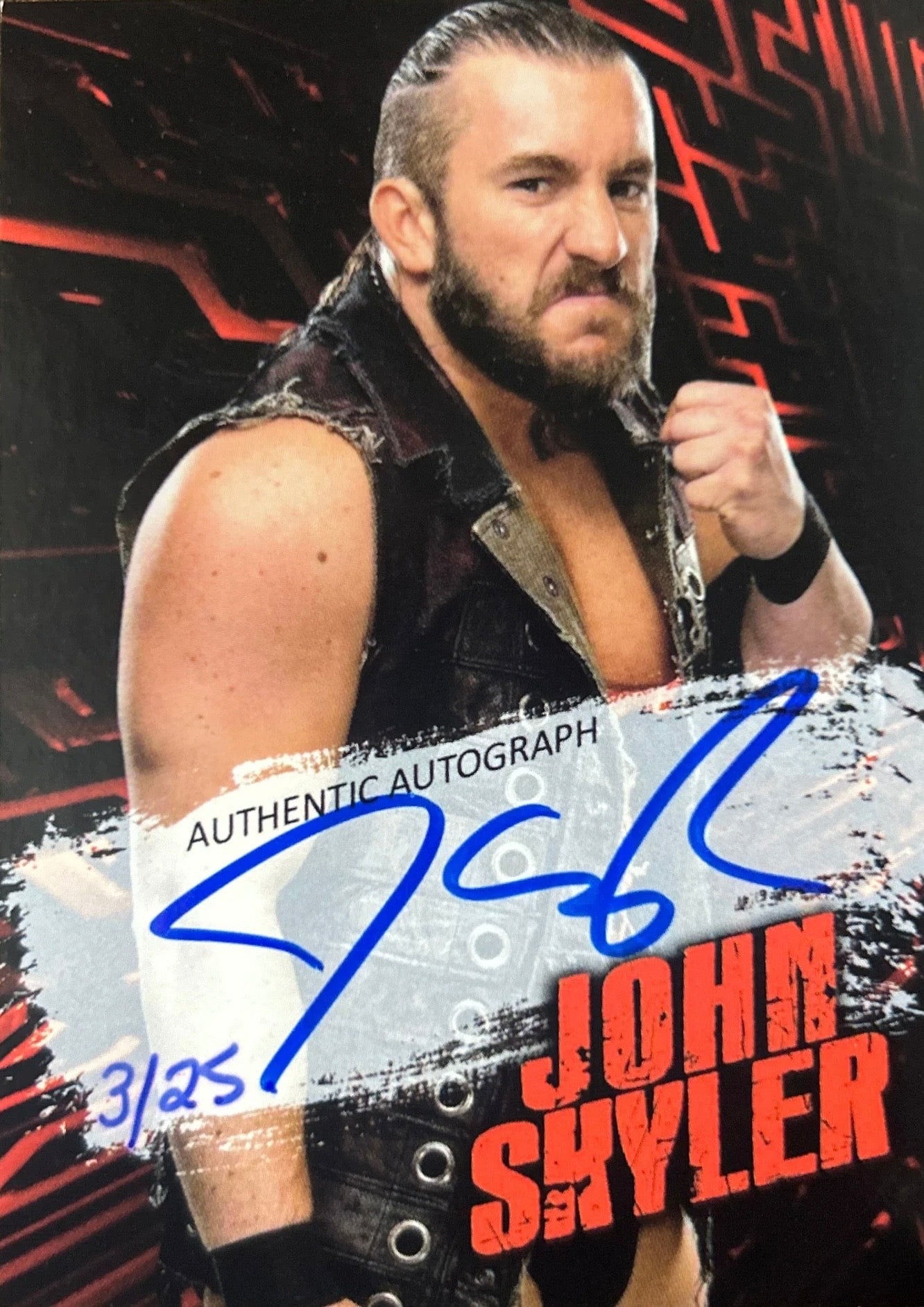 John Skyler trading card PW Catalog