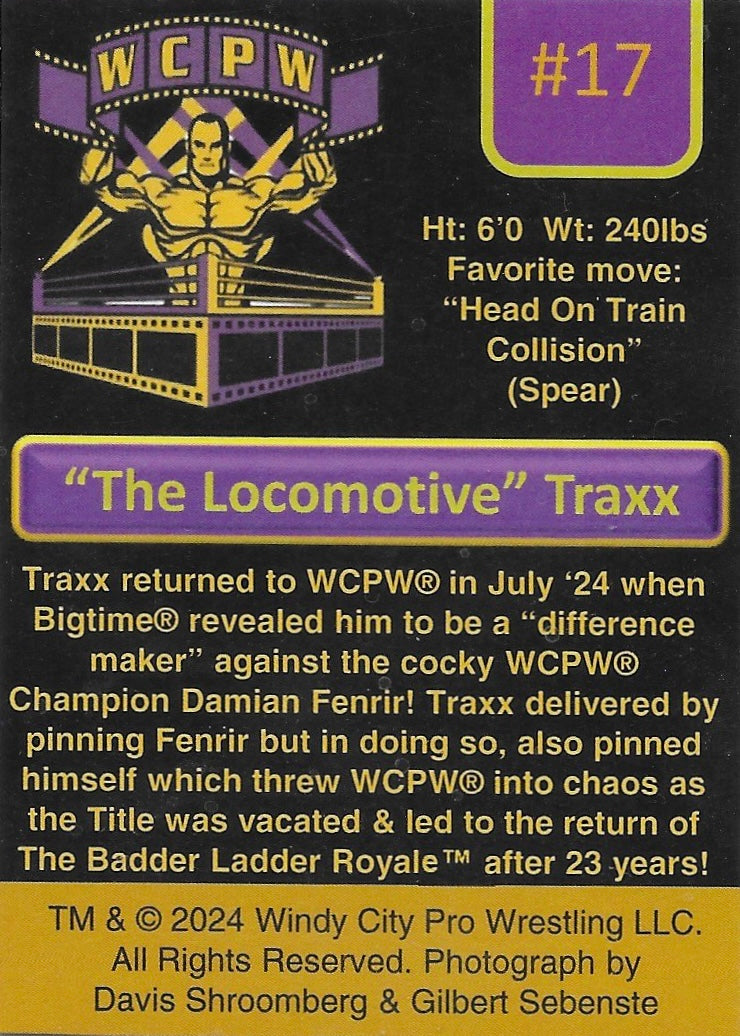 “The Locomotive” Traxx trading card PW Catalog