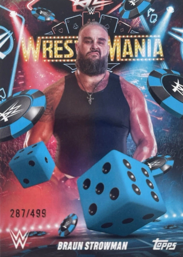Braun Strowman trading card PW Catalog